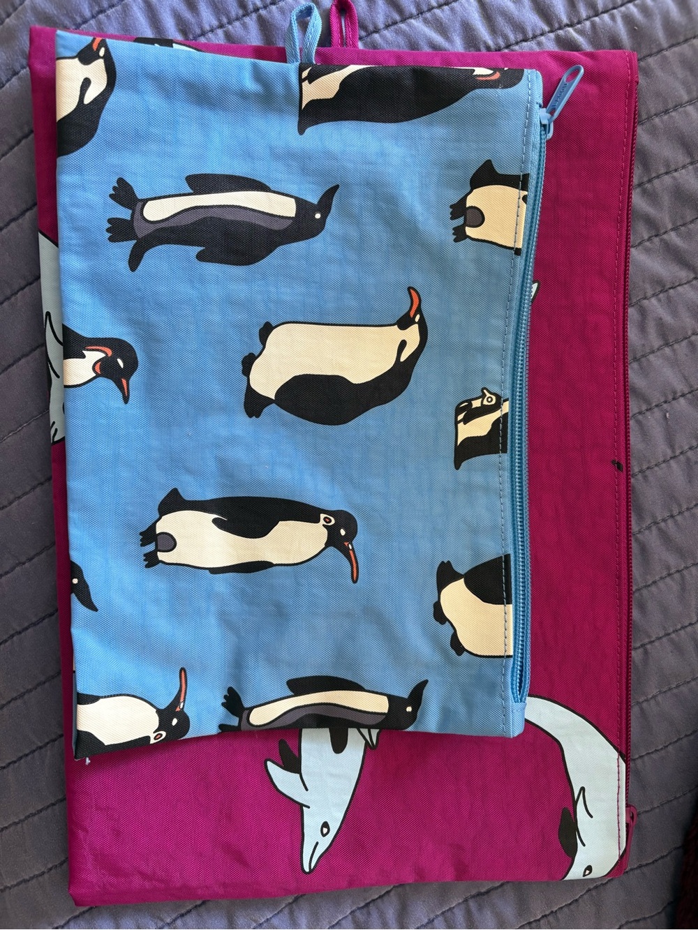 Baggu Medium and Large Go Pouch Animals